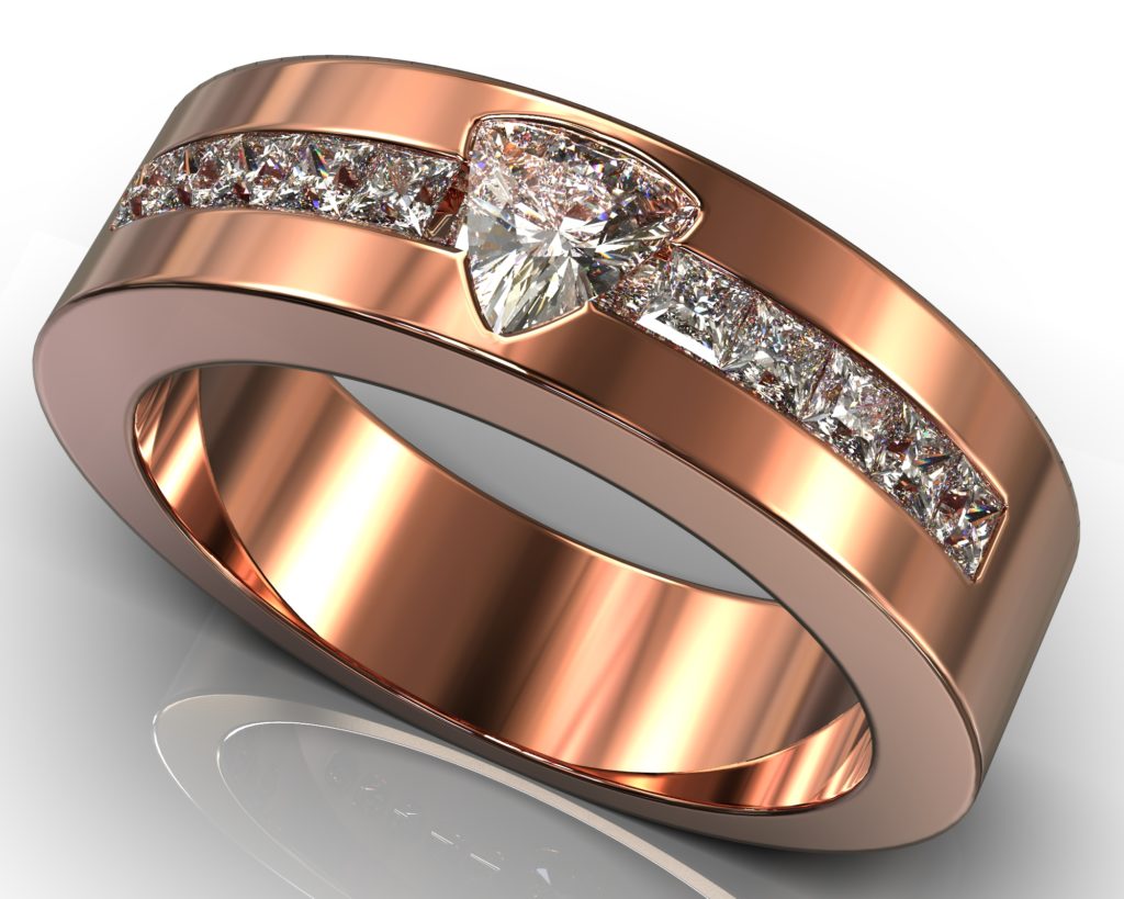 Rose Gold Pasteur Ring