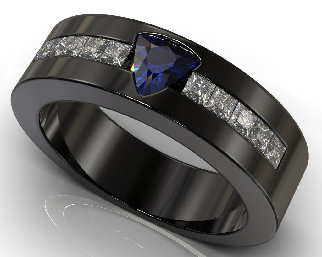 Black Gold Pasteur Ring