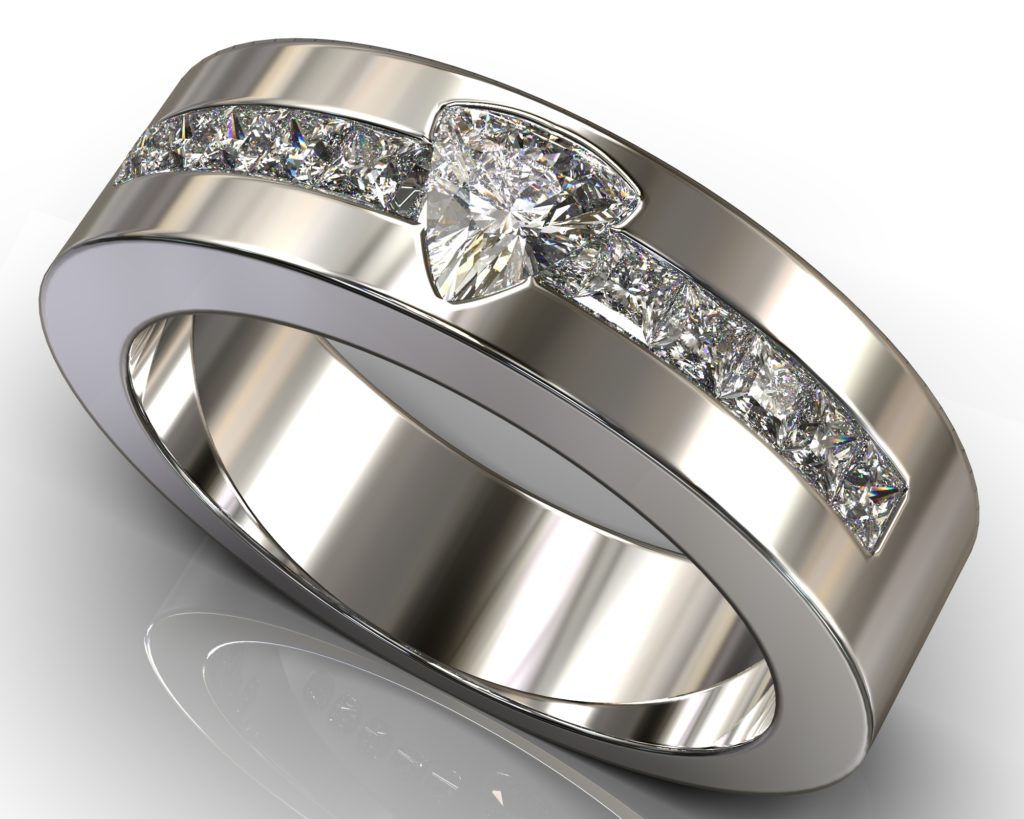Platinum Pasteur Ring