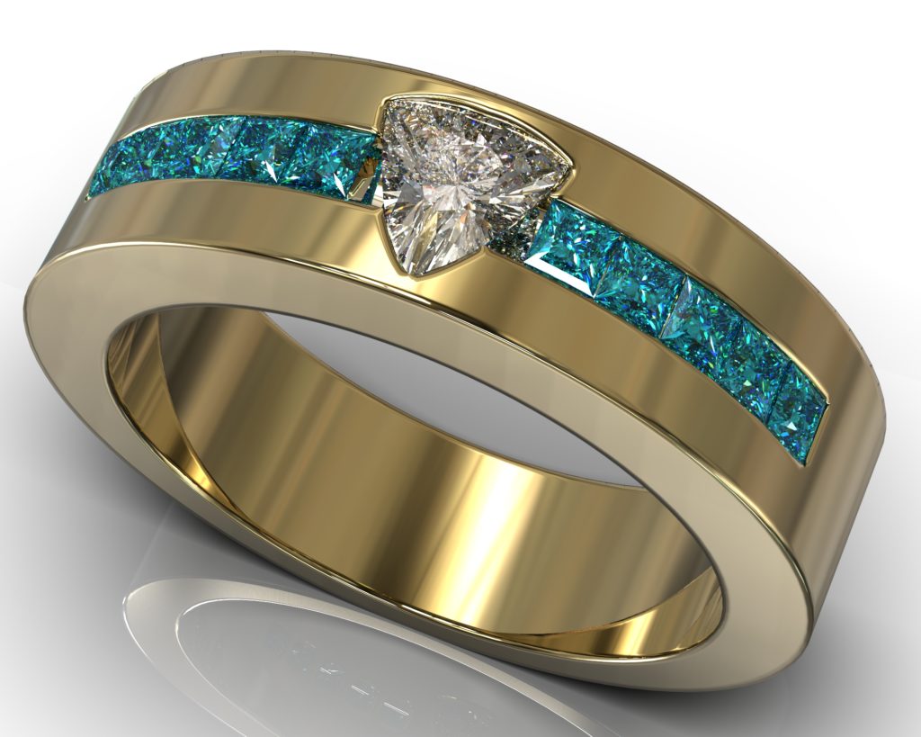 Yellow Gold Pasteur Ring