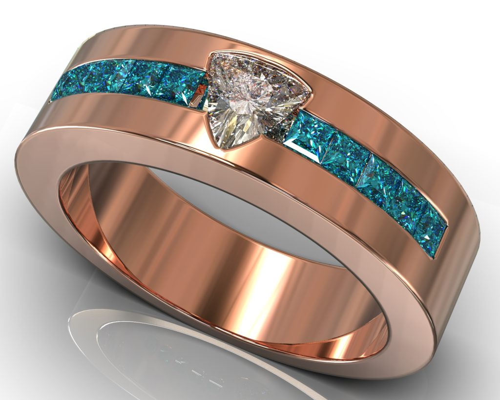 Rose Gold Pasteur Ring