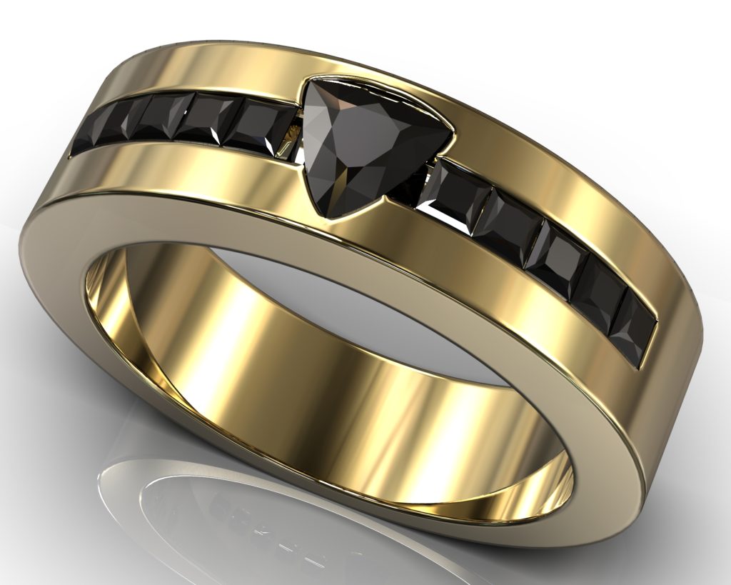 Yellow Gold Pasteur Ring
