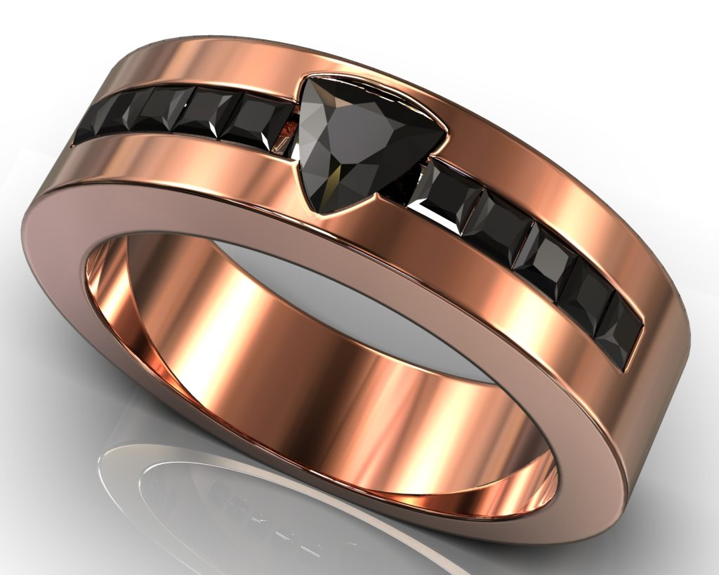 Rose Gold Pasteur Ring