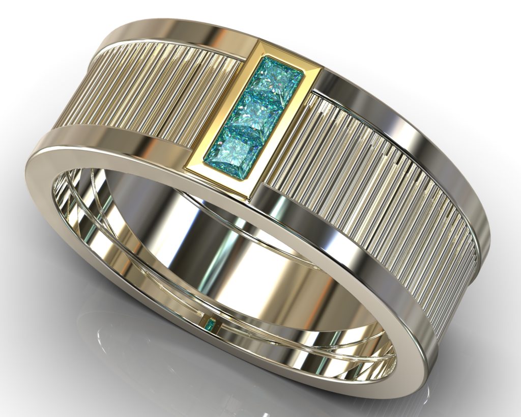 White Gold Whitman Ring