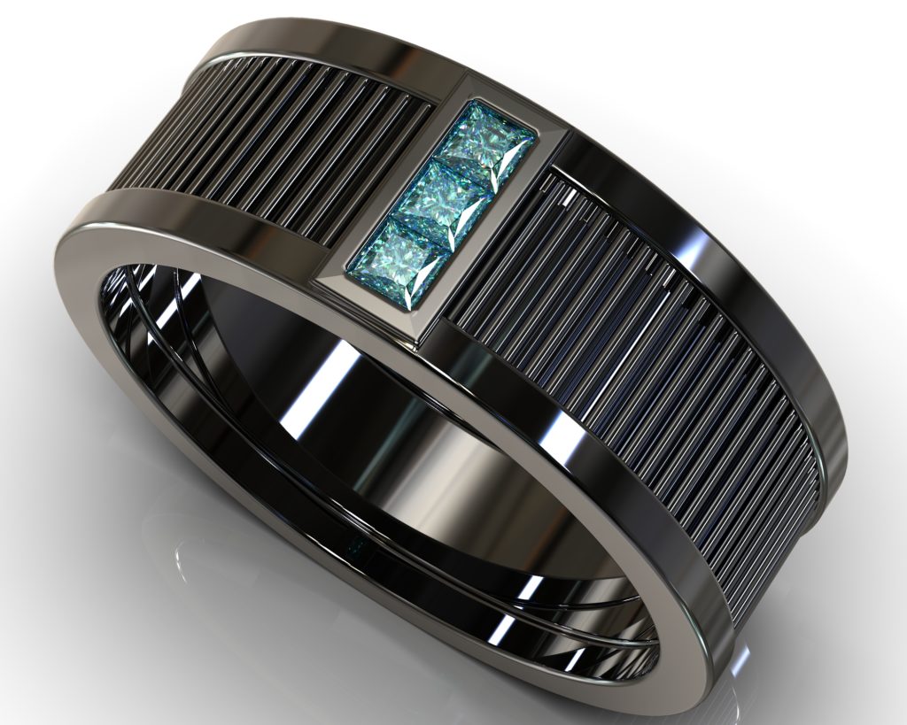 Black Gold Whitman Ring