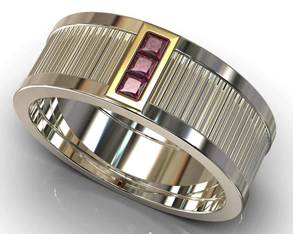 White Gold Whitman Ring