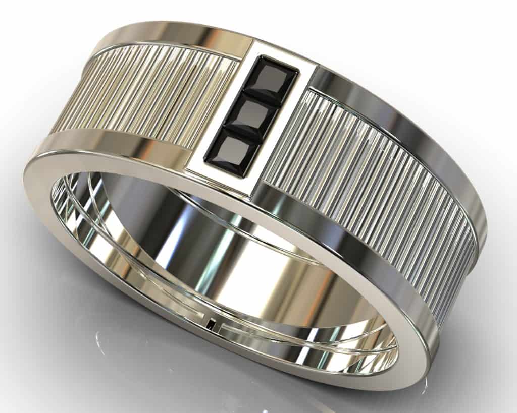 White Gold Whitman Ring