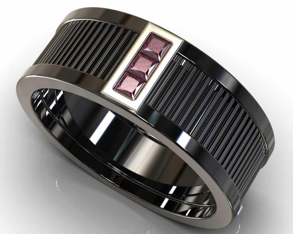 Black Gold Whitman Ring