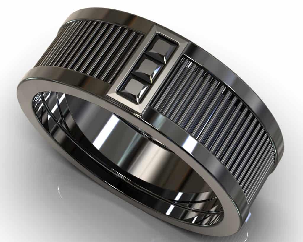 Black Gold Whitman Ring