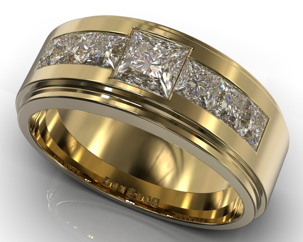 Yellow Gold León Ring