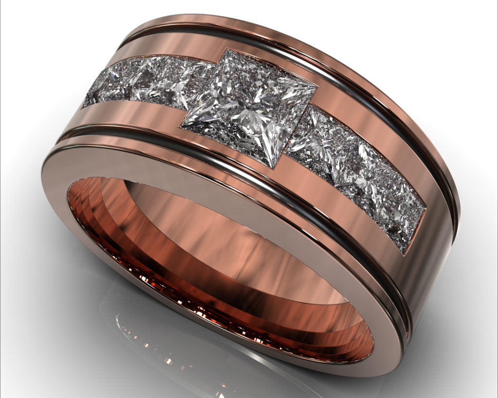 Rose Gold Caesar Ring