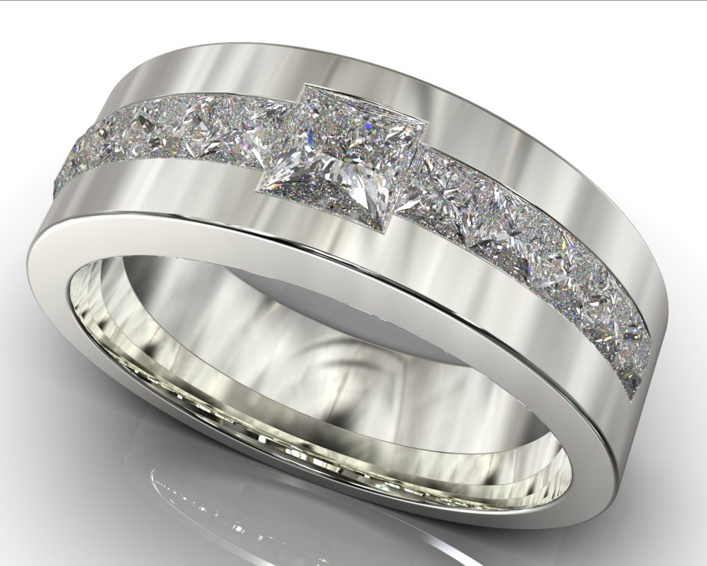 White Gold Archimedes Ring