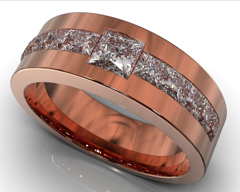 Rose Gold Archimedes Ring