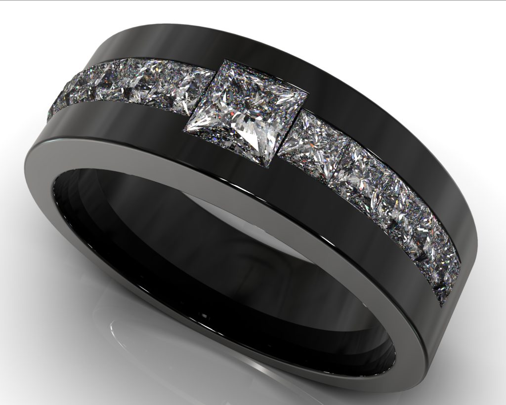 Black Gold Archimedes Ring