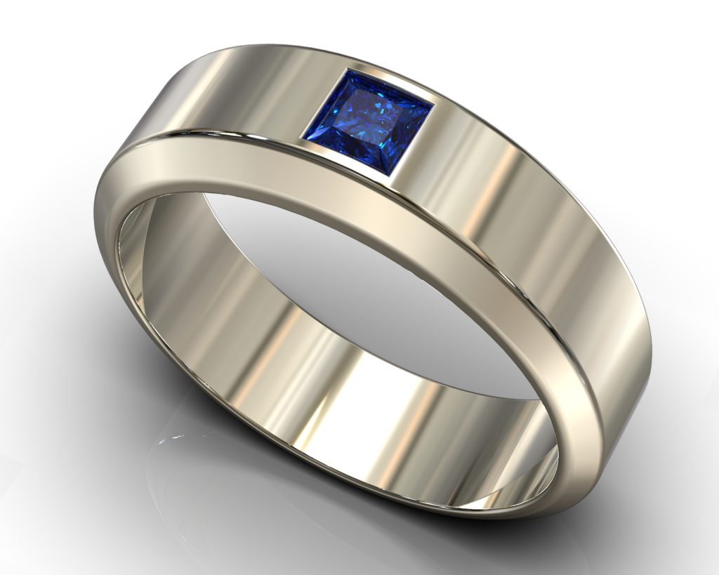 White Gold Mozart Ring