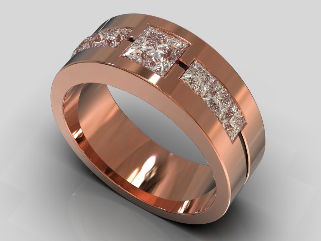 Rose Gold Genghis Ring
