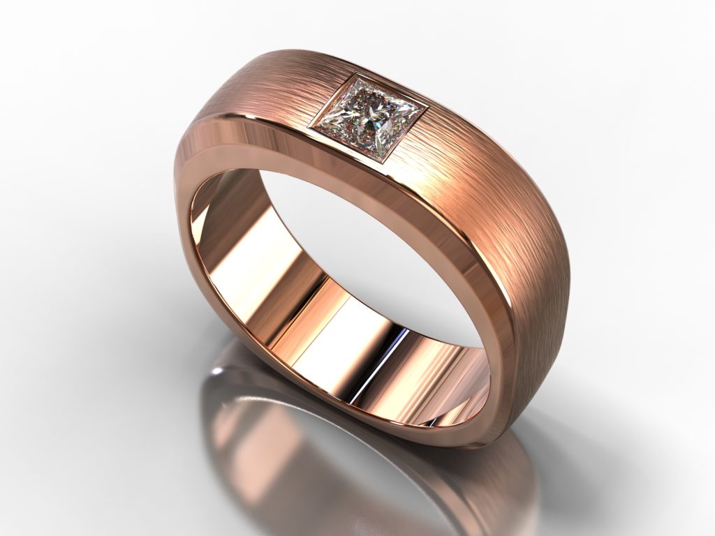 Rose Gold Edward Ring