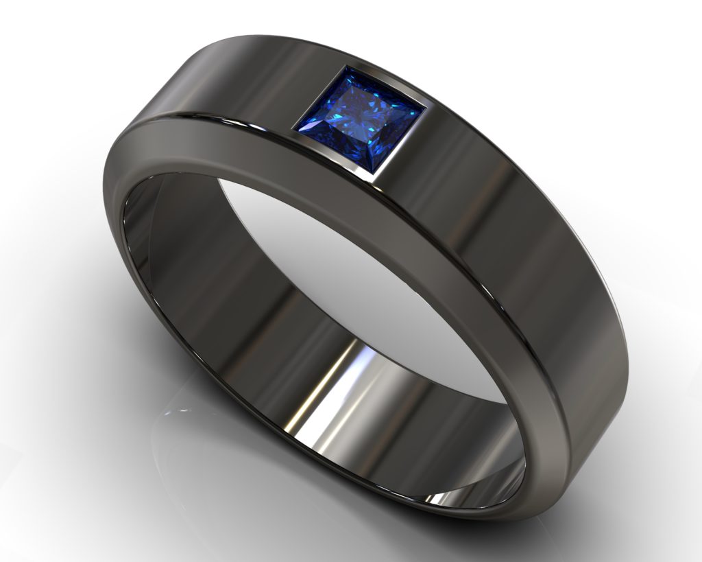 Black Gold Mozart Ring
