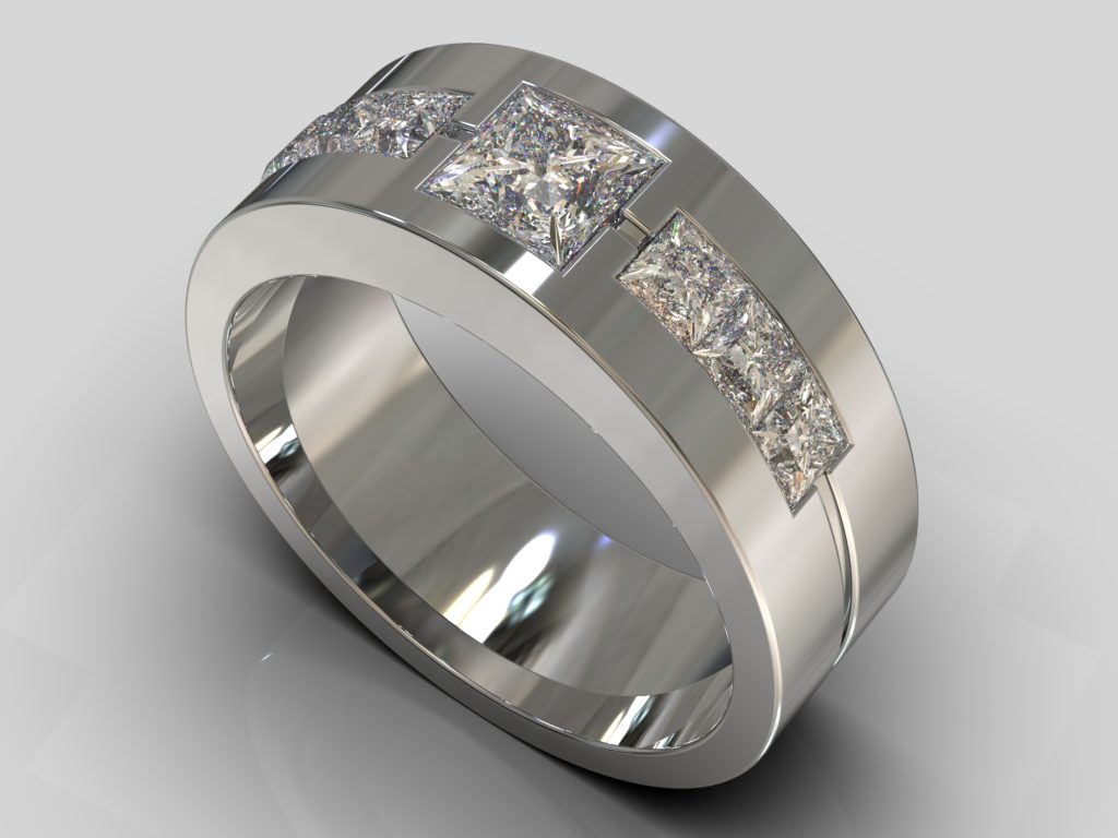 Platinum Genghis Ring