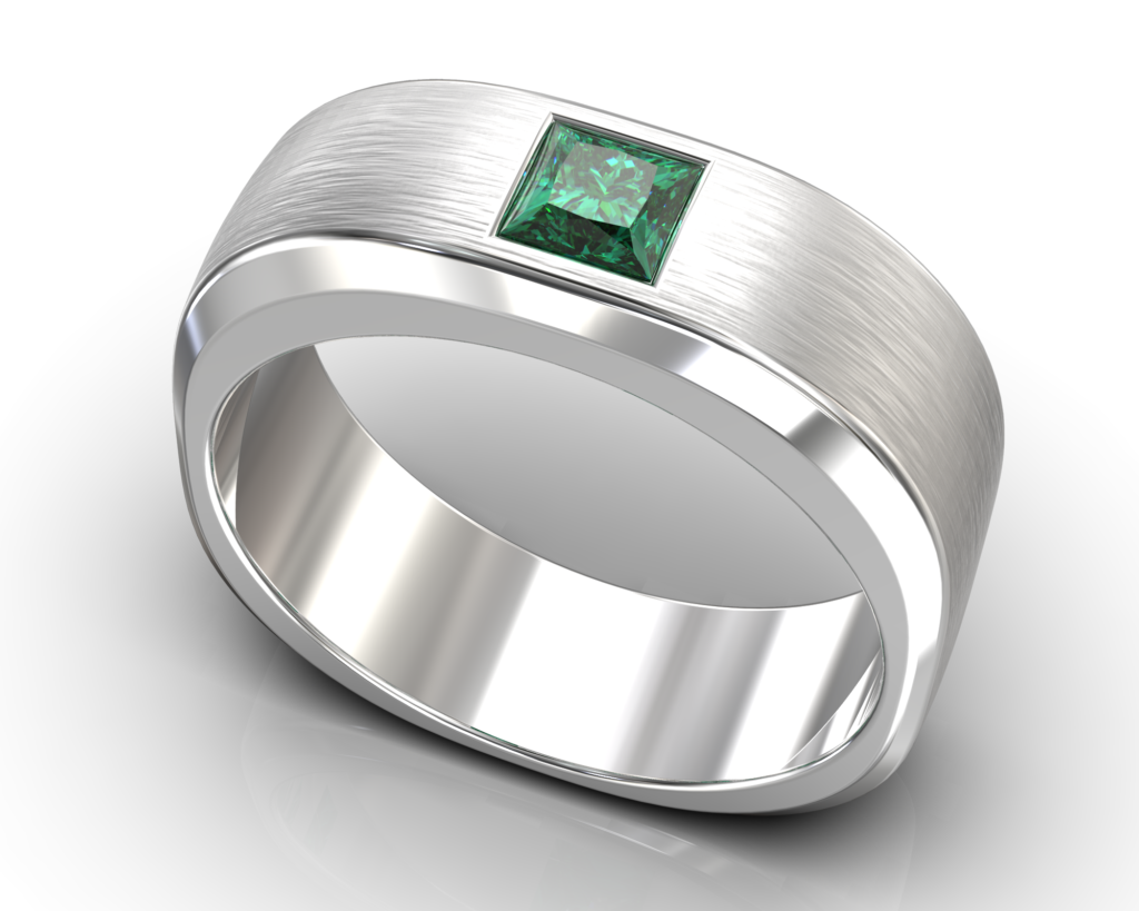 White Gold Edward Ring