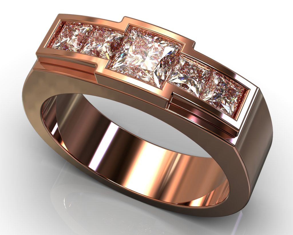 Rose Gold Aquinas Ring