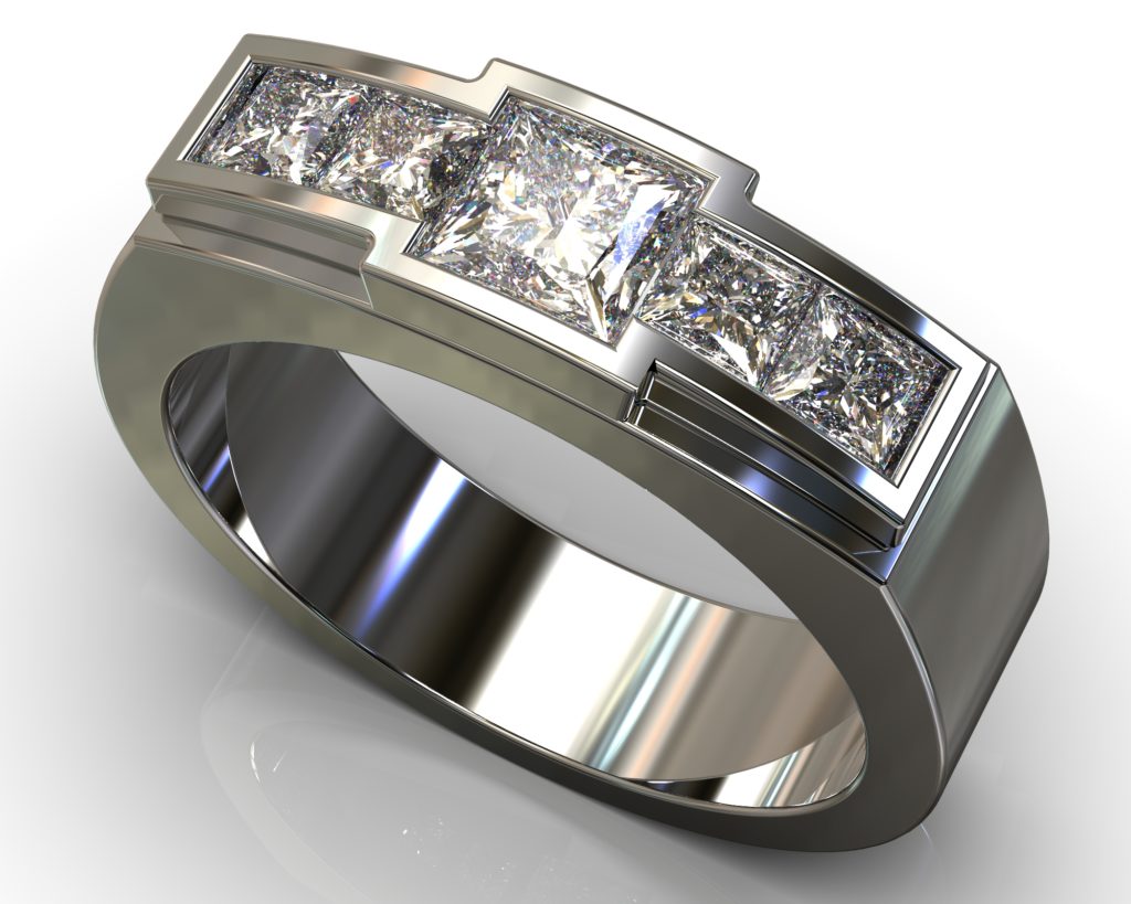Platinum Aquinas Ring