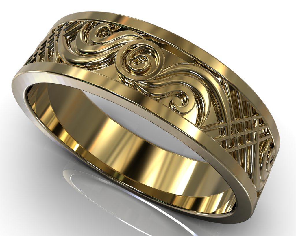 Yellow Gold Michelangelo Ring