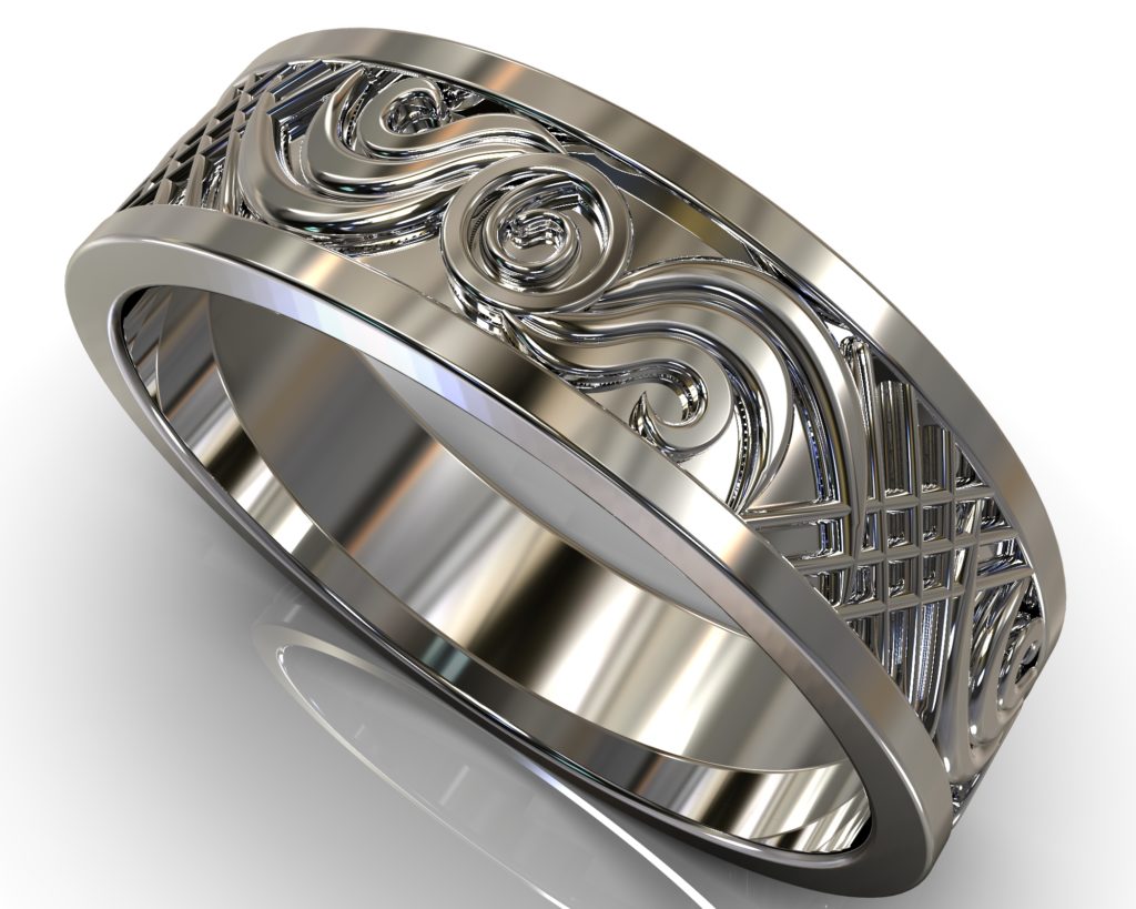 Platinum Michelangelo Ring
