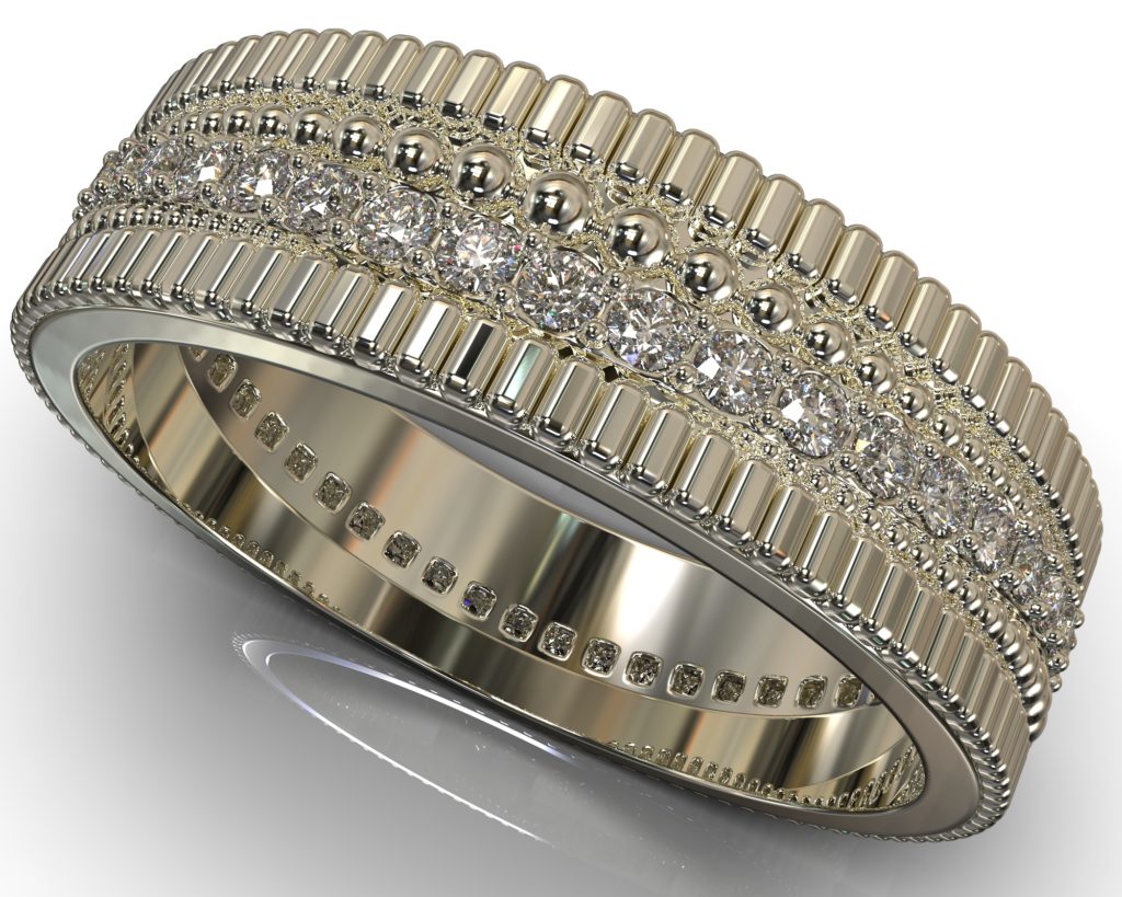 White Gold Darwin Ring