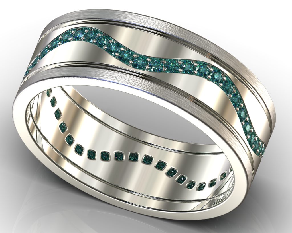 White Gold Verne Ring