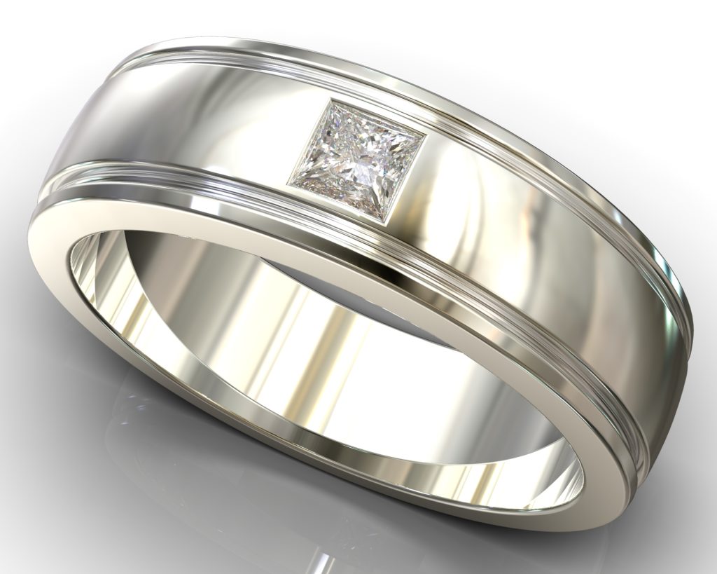 White Gold Maxwell Ring