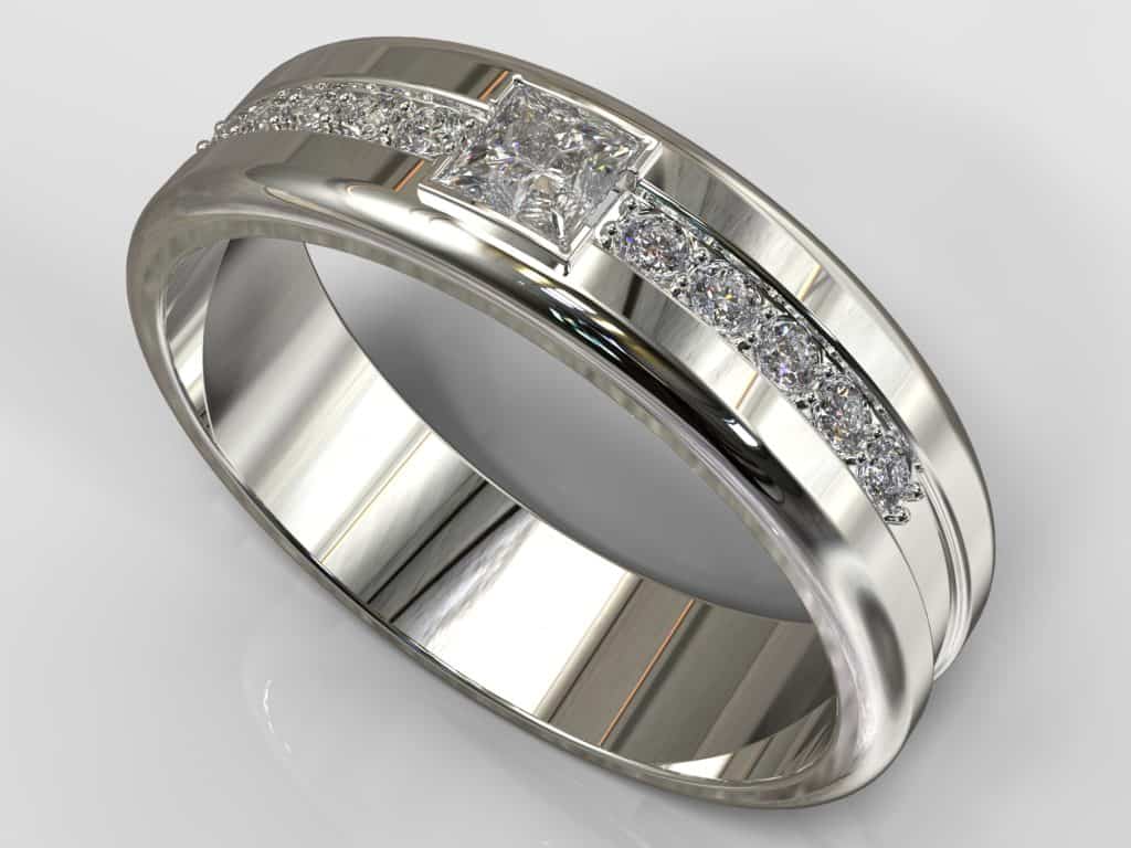 White Gold Pablo Ring