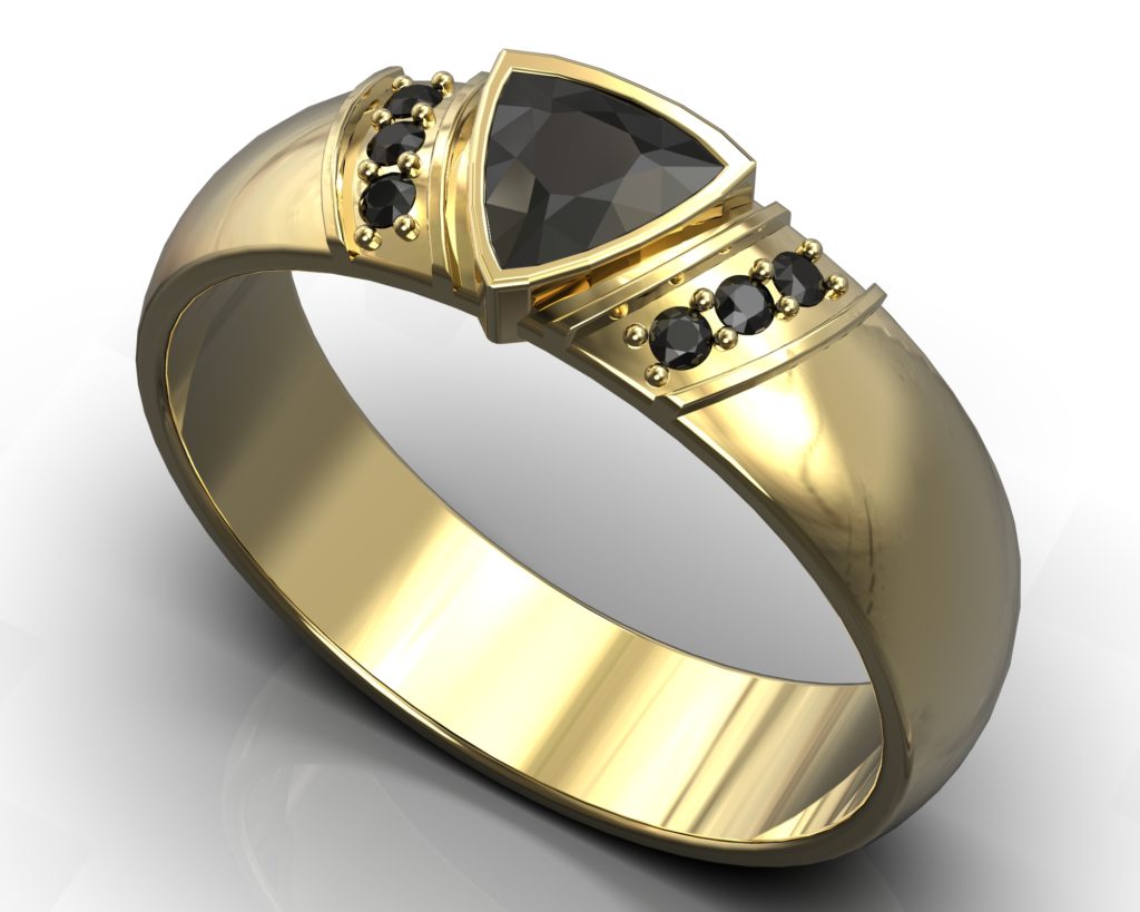 Yellow Gold Oscar Ring