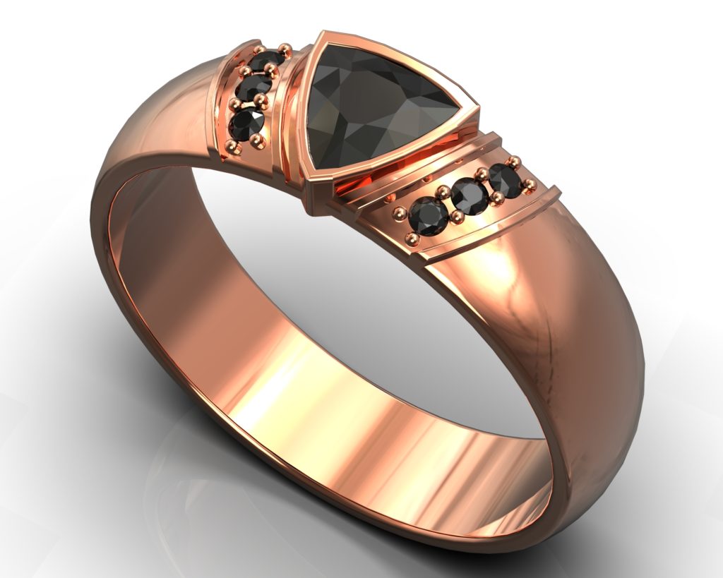 Rose Gold Oscar Ring