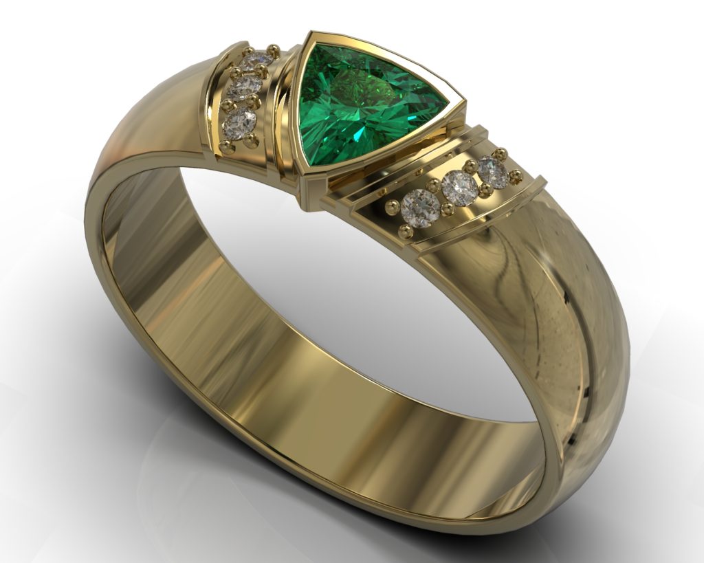 Yellow Gold Oscar Ring