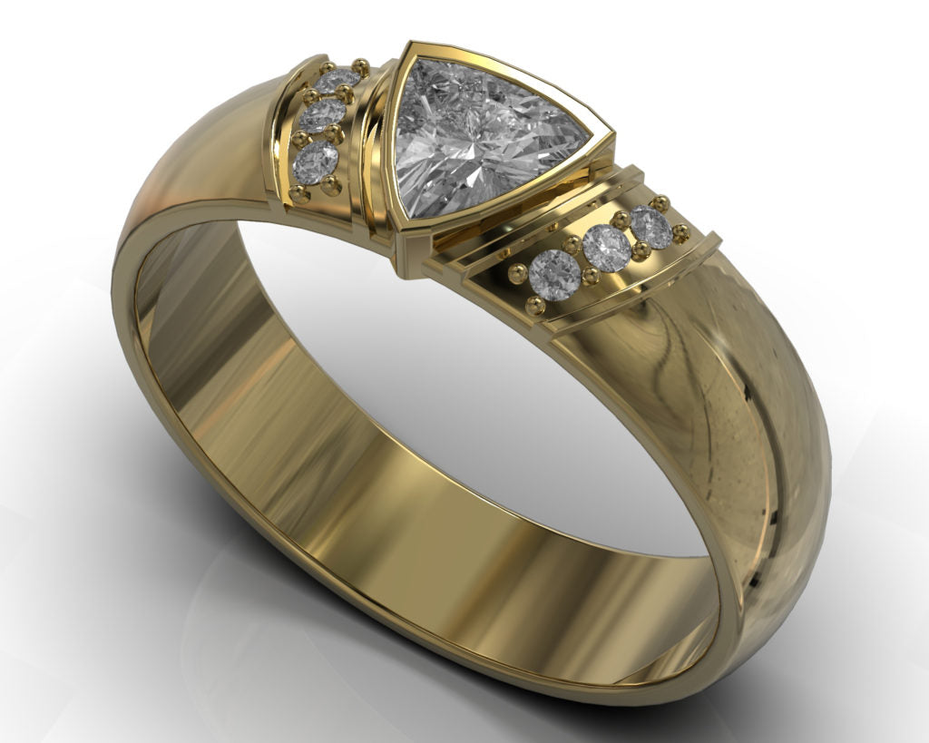 Yellow Gold Oscar Ring