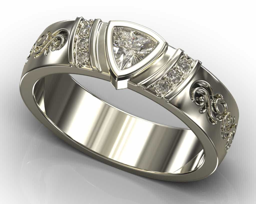 White Gold Raphael Ring