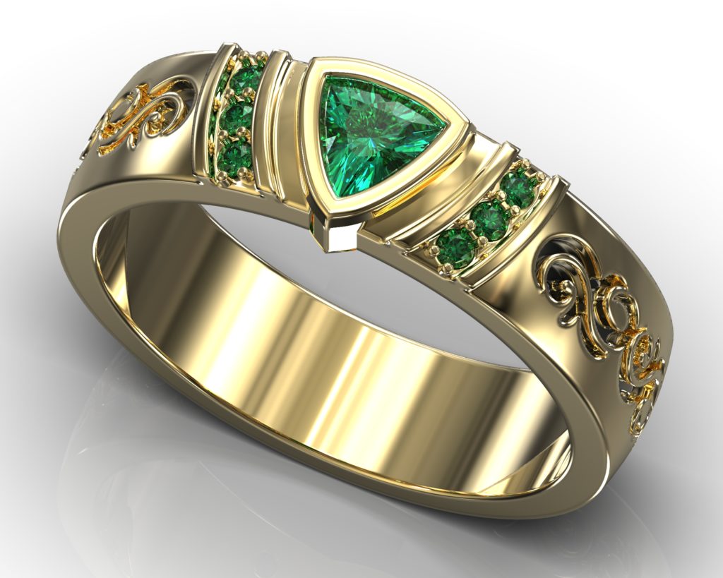 Yellow Gold Raphael Ring