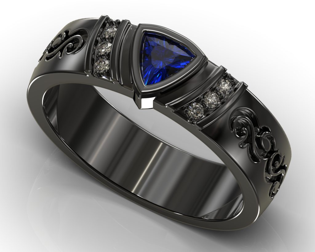 Black Gold Raphael Ring