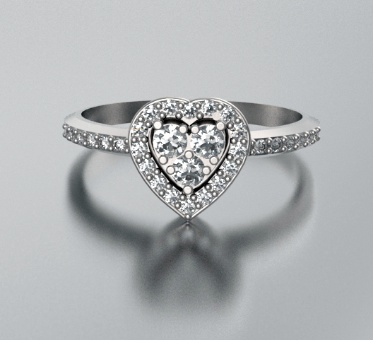 Vidar Jewelry – Unique Custom Engagement And Wedding Rings Heart Diamond  Engagement Ring - Vidar Jewelry - Unique Custom Engagement And Wedding Rings