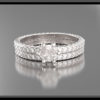 Vintage Diamond Wedding Ring set