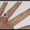 Ruby And Diamond Engagement Ring