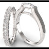 Tension Set Diamond Wedding Ring