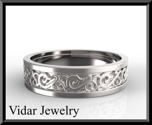 Vidar Jewelry – Unique Custom Engagement And Wedding Rings Design Men's ...