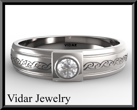 Vidar Jewelry – Unique Custom Engagement And Wedding Rings Mens ...