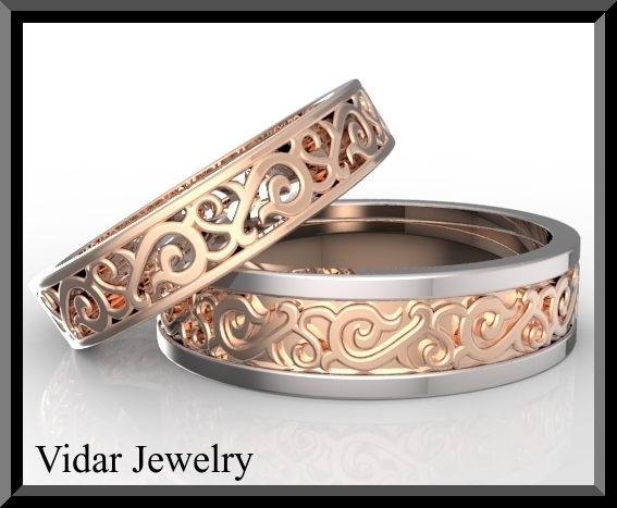 Vidar Jewelry – Unique Custom Engagement And Wedding Rings His and Hers ...