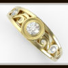 Filigree Diamond Wedding ring
