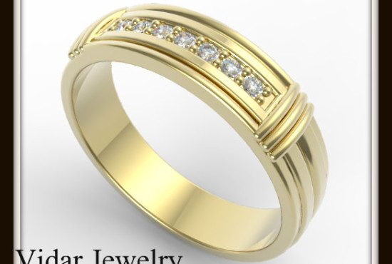 Round Brilliant Moissanite Flower Shaped Engagement Ring | Vidar ...