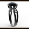 Diamond Moissanite Engagement Ring