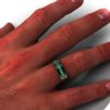 Black Gold Emerald Ring